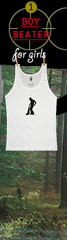 Boy Beater Tank for Girls